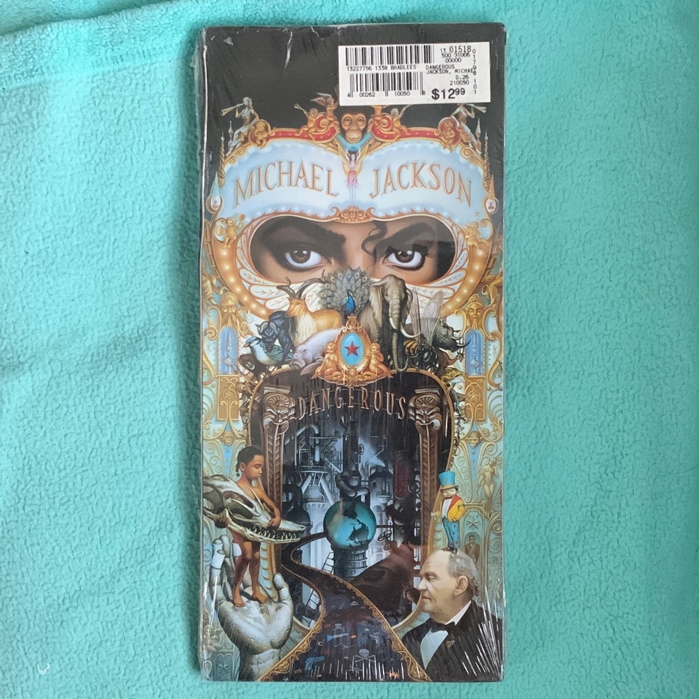 Michael Jackson Dangerous CD Long Box Still Sealed